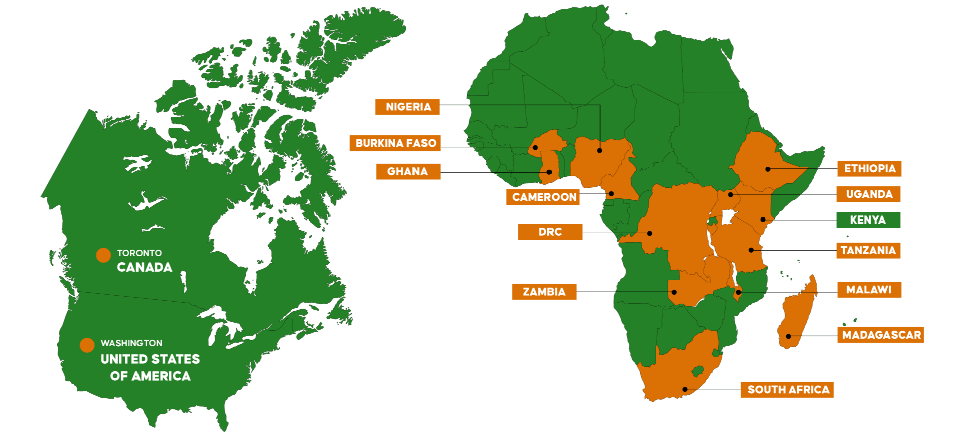 Africa Harvest Map Global Footprints